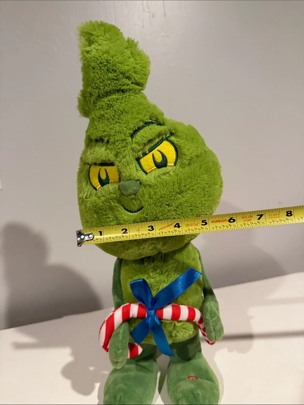 Dancing and Singing Green Grinch Plush Toy  - Soft Holiday Stuffed Toy